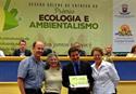 A equipe Pantanal recebe prêmio Ambiental