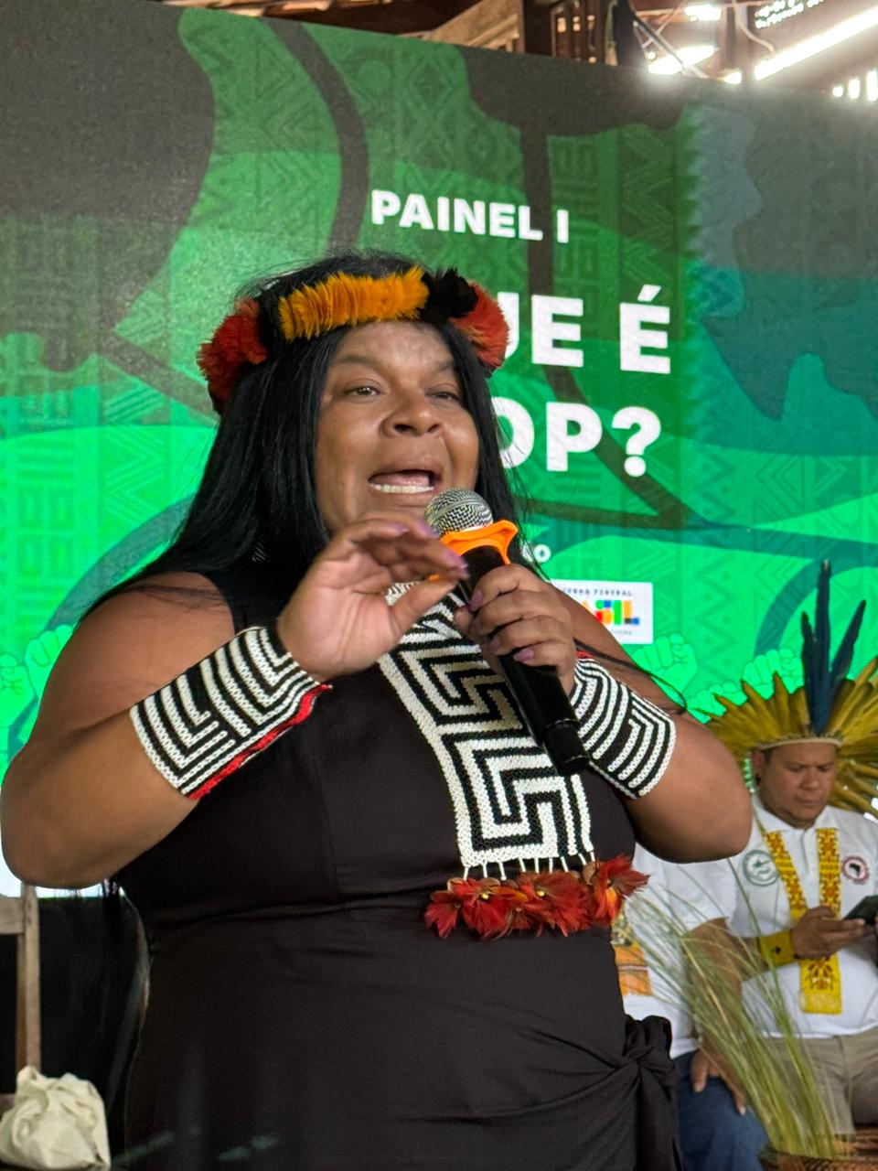 Ministra Sônia Guajajara na Pré-COP30 Ministra Sônia Guajajara na Pré-COP30